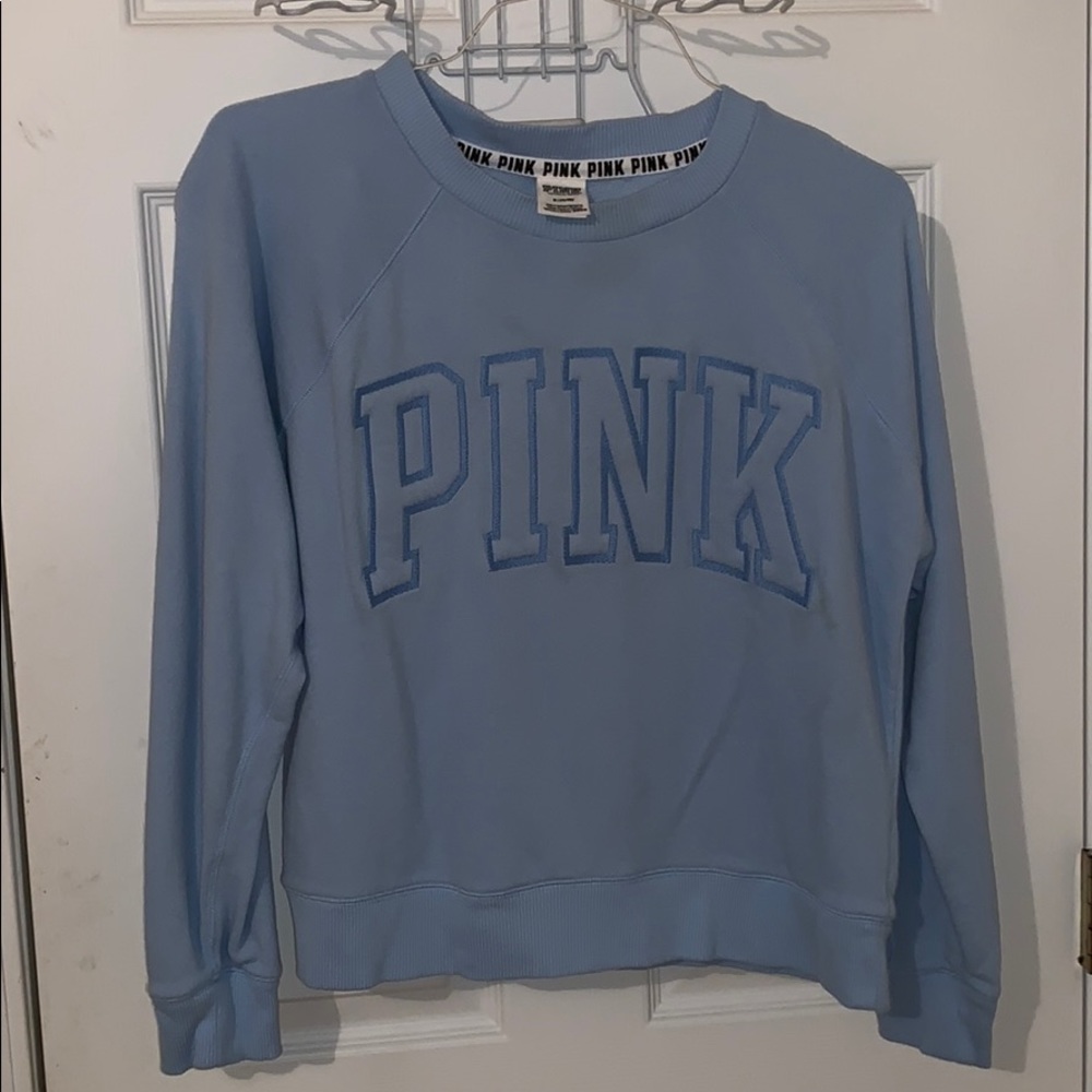 PINK cropped sweatshirt